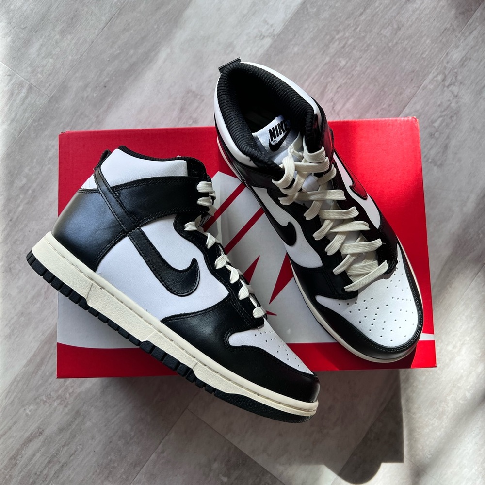 Nike Dunk High Vintage Panda W8 - Picture 4 of 8